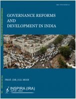 GOVERNANCE REFORMS  AND  DEVELOPMENT IN INDIA