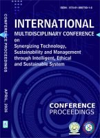 International Multidisciplinary Conference on Synergizing Technology, Sustainability and Management 