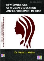 NEW DIMENSIONS  OF WOMEN’S EDUCATION  AND EMPOWERMENT IN INDIA