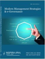 MODERN MANAGEMENT STRATEGIES &  e-GOVERNANCE