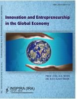 Innovation and Entrepreneurship  in the Global Economy