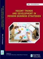 RECENT TRENDS AND DEVELOPMENT IN MODERN BUSINESS STRATEGIES
