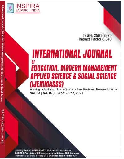 Vol. 3 | No. 2 (I) | April- June, 2021